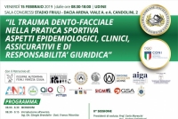 Udine - 15 febbraio 2019 - “Il trauma dento-facciale nella pratica sportiva: aspetti epidemiologici, clinici, assicurativi e di responsabilità giuridica”