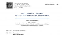 Bologna - Prevenzione e gestione del contenzioso in ambito sanitario